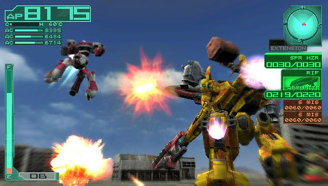 Pantallazo de Armored Core 3: Silent Line Portable para PSP