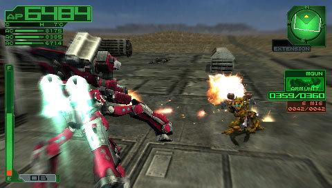 Pantallazo de Armored Core 3: Silent Line Portable para PSP