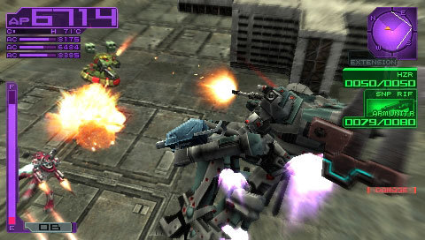 Pantallazo de Armored Core 3: Silent Line Portable para PSP
