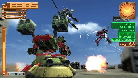 Pantallazo de Armored Core 3: Silent Line Portable para PSP