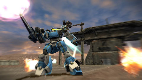Pantallazo de Armored Core 3: Silent Line Portable para PSP