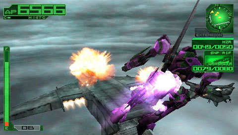 Pantallazo de Armored Core 3: Silent Line Portable para PSP
