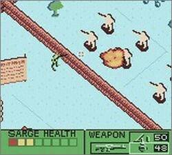 Pantallazo de Army Men 2 para Game Boy Color