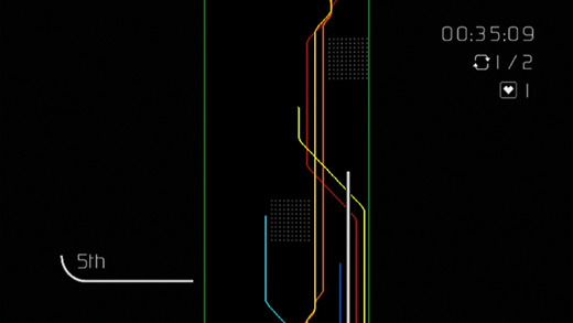 Pantallazo de Art Style: LIGHT TRAX (Wii Ware) para Wii