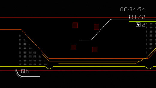 Pantallazo de Art Style: LIGHT TRAX (Wii Ware) para Wii