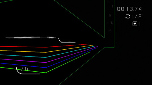 Pantallazo de Art Style: LIGHT TRAX (Wii Ware) para Wii