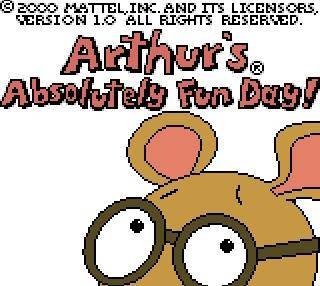 Pantallazo de Arthur's Absolutely Fun Day! para Game Boy Color