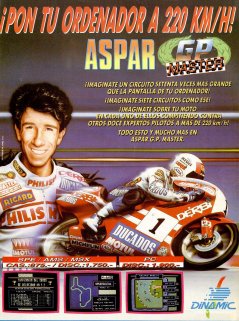 Caratula de Aspar Grand Prix Master para MSX