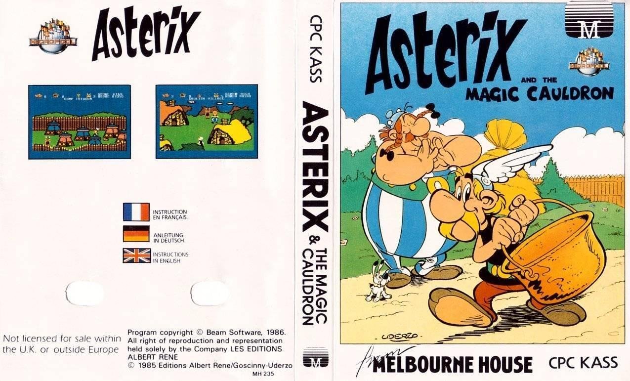 Caratula de Astérix y el Caldero Mágico para Amstrad CPC