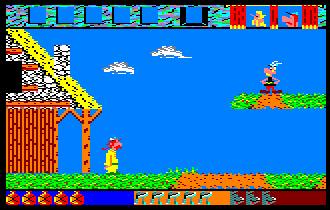 Pantallazo de Asterix Et La Potion Magique para Amstrad CPC