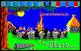 Pantallazo de Asterix Et La Potion Magique para Amstrad CPC