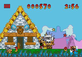 Pantallazo de Asterix and The Great Rescue para Sega Megadrive