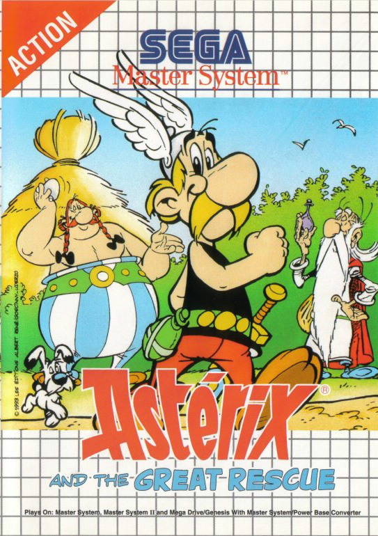 Caratula de Asterix and the Great Rescue para Sega Master System