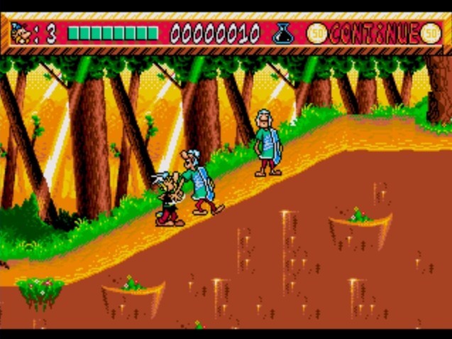 Pantallazo de Asterix and the Power of the Gods para Sega Megadrive