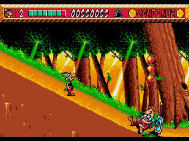 Pantallazo de Asterix and the Power of the Gods para Sega Megadrive