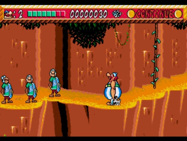 Pantallazo de Asterix and the Power of the Gods para Sega Megadrive