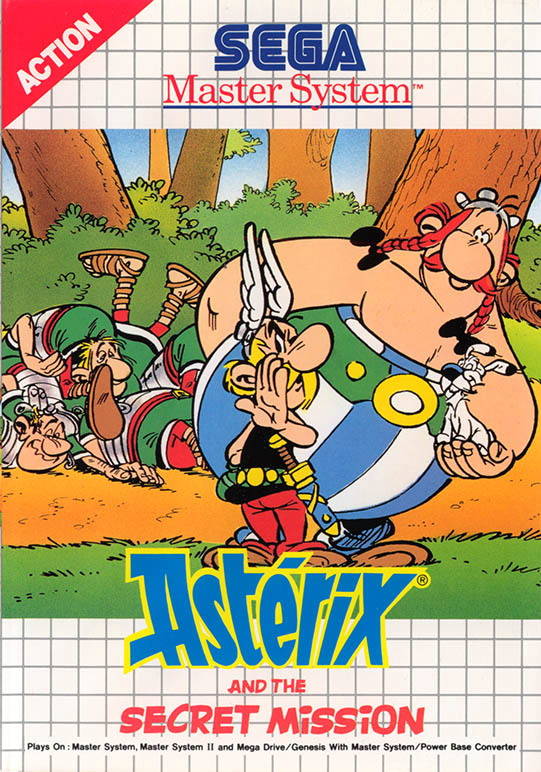 Caratula de Asterix and the Secret Mission para Sega Master System