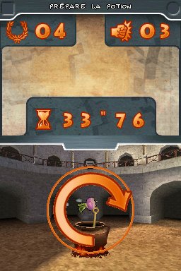 Pantallazo de Asterix en los Juegos Olímpicos para Nintendo DS