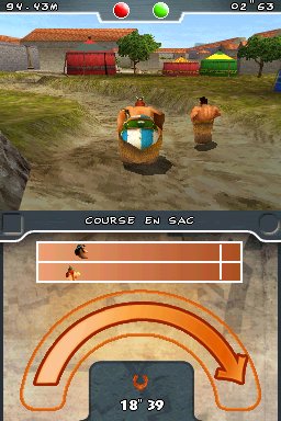 Pantallazo de Asterix en los Juegos Olímpicos para Nintendo DS