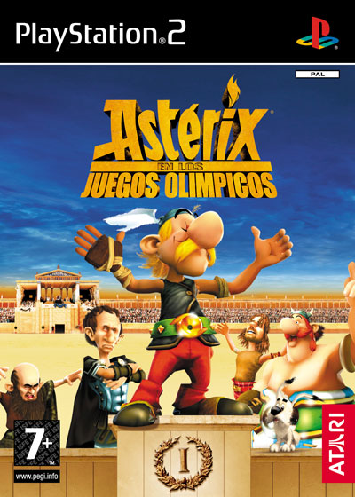 Caratula de Asterix en los Juegos Olímpicos para PlayStation 2