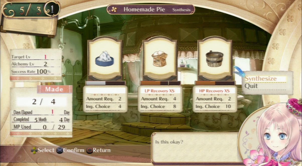 Pantallazo de Atelier Meruru: The Apprentice of Arland para PlayStation 3