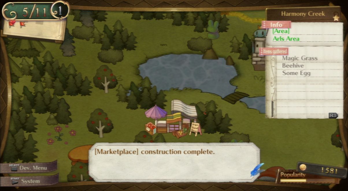 Pantallazo de Atelier Meruru: The Apprentice of Arland para PlayStation 3