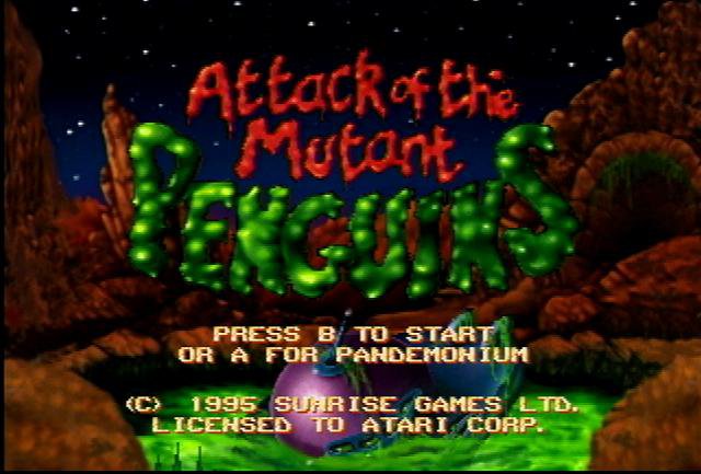 Pantallazo de Attack of the Mutant Penguins para Atari Jaguar