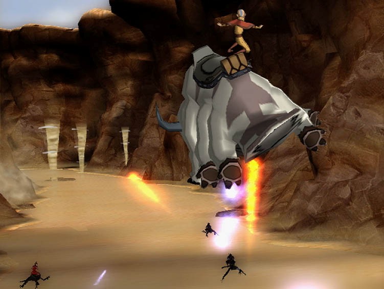 Pantallazo de Avatar: The Last Airbender - The Burning Earth para PlayStation 2