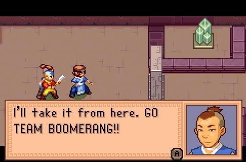 Pantallazo de Avatar: The Last Airbender -- The Burning Earth para Game Boy Advance