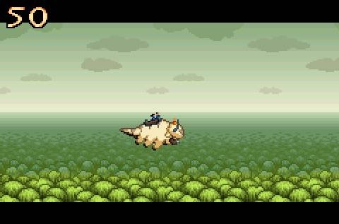 Pantallazo de Avatar: The Last Airbender -- The Burning Earth para Game Boy Advance