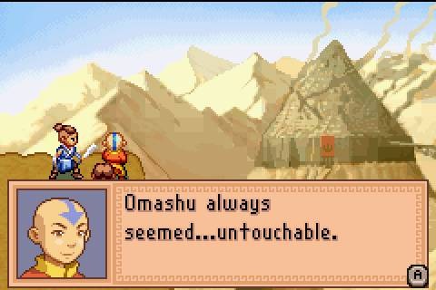 Pantallazo de Avatar: The Last Airbender -- The Burning Earth para Game Boy Advance