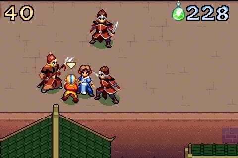 Pantallazo de Avatar: The Last Airbender -- The Burning Earth para Game Boy Advance