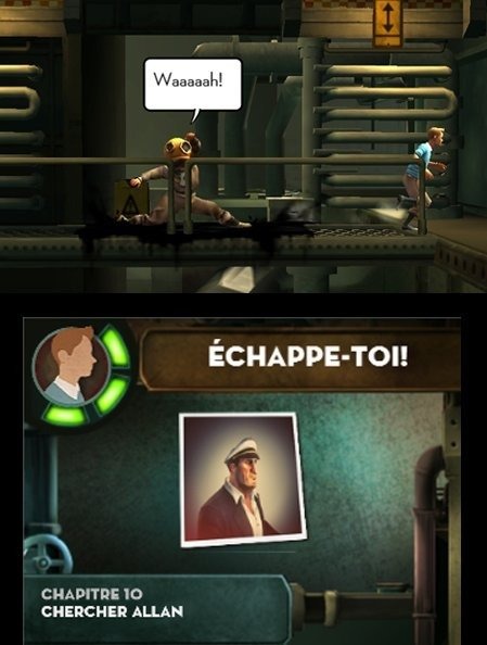 Pantallazo de Aventuras De Tintin, Las: El Secreto Del Unicornio para Nintendo 3DS