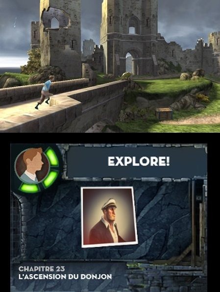 Pantallazo de Aventuras De Tintin, Las: El Secreto Del Unicornio para Nintendo 3DS