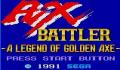 Foto 1 de Ax Battler: A Legend of Golden Axe (Japonés)