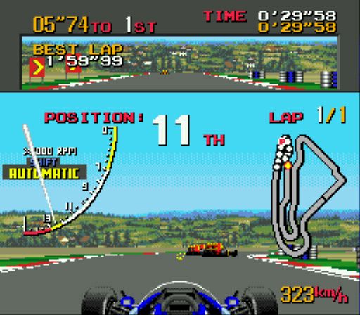 Pantallazo de Ayrton Sennas Super Monaco GP II para Sega Megadrive