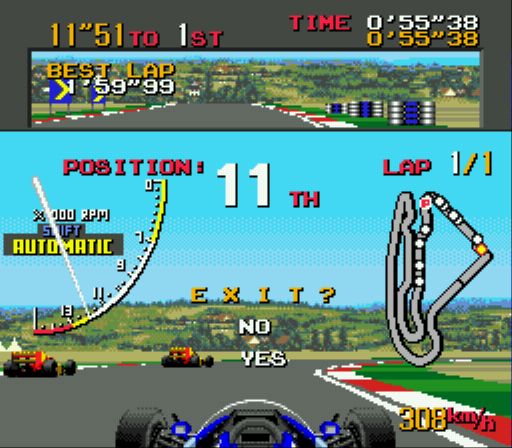 Pantallazo de Ayrton Sennas Super Monaco GP II para Sega Megadrive