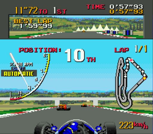 Pantallazo de Ayrton Sennas Super Monaco GP II para Sega Megadrive