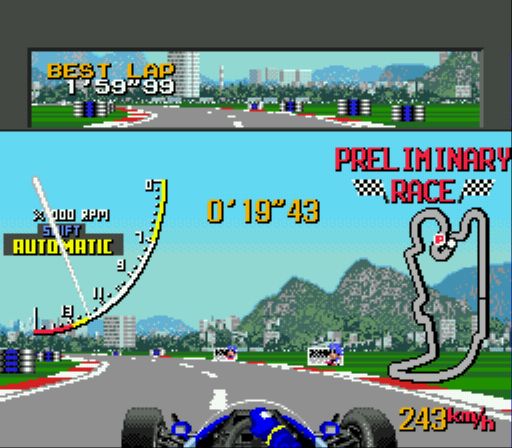 Pantallazo de Ayrton Sennas Super Monaco GP II para Sega Megadrive