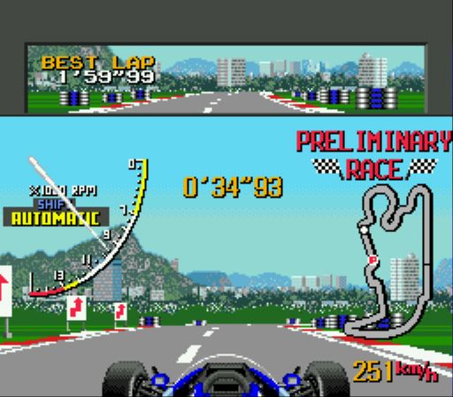 Pantallazo de Ayrton Sennas Super Monaco GP II para Sega Megadrive