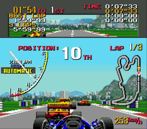 Pantallazo de Ayrton Sennas Super Monaco GP II para Sega Megadrive