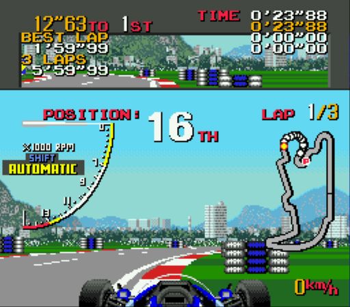 Pantallazo de Ayrton Sennas Super Monaco GP II para Sega Megadrive