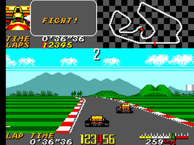 Pantallazo de Ayrton Sennas Super Monaco GP II para Sega Master System