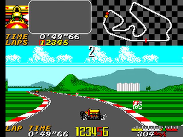Pantallazo de Ayrton Sennas Super Monaco GP II para Sega Master System