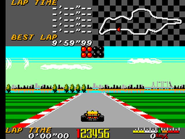 Pantallazo de Ayrton Sennas Super Monaco GP II para Sega Master System