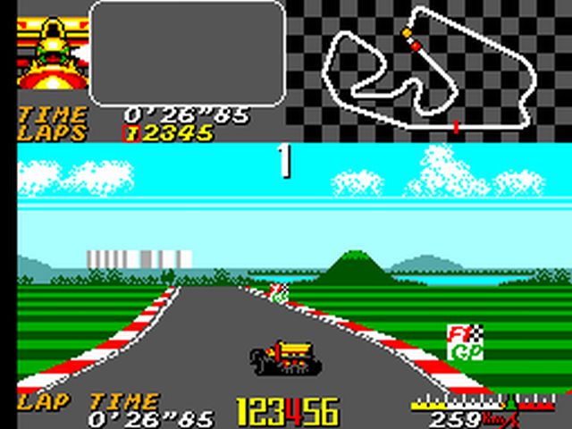 Pantallazo de Ayrton Sennas Super Monaco GP II para Sega Master System