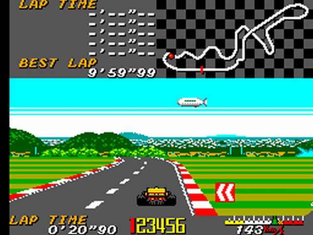 Pantallazo de Ayrton Sennas Super Monaco GP II para Sega Master System