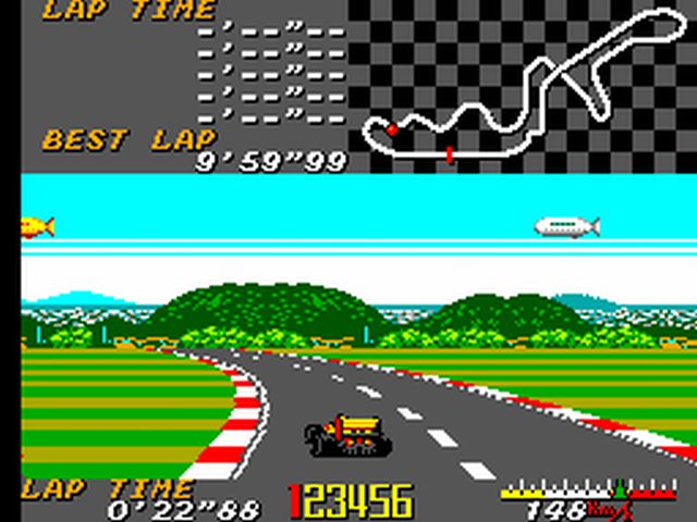 Pantallazo de Ayrton Sennas Super Monaco GP II para Sega Master System