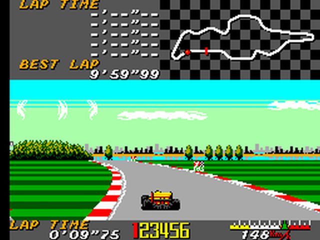 Pantallazo de Ayrton Sennas Super Monaco GP II para Sega Master System