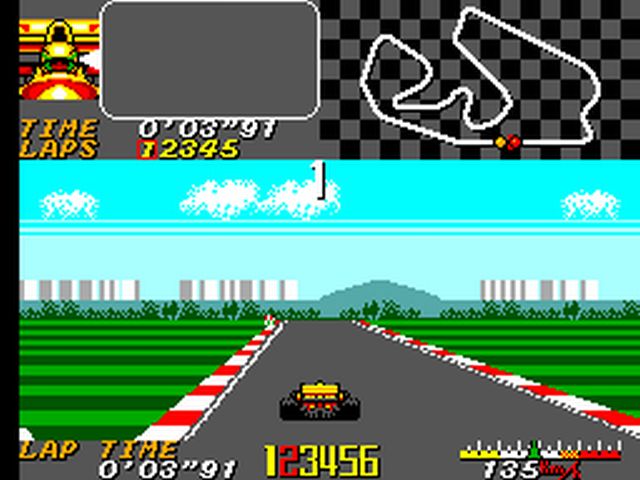 Pantallazo de Ayrton Sennas Super Monaco GP II para Sega Master System